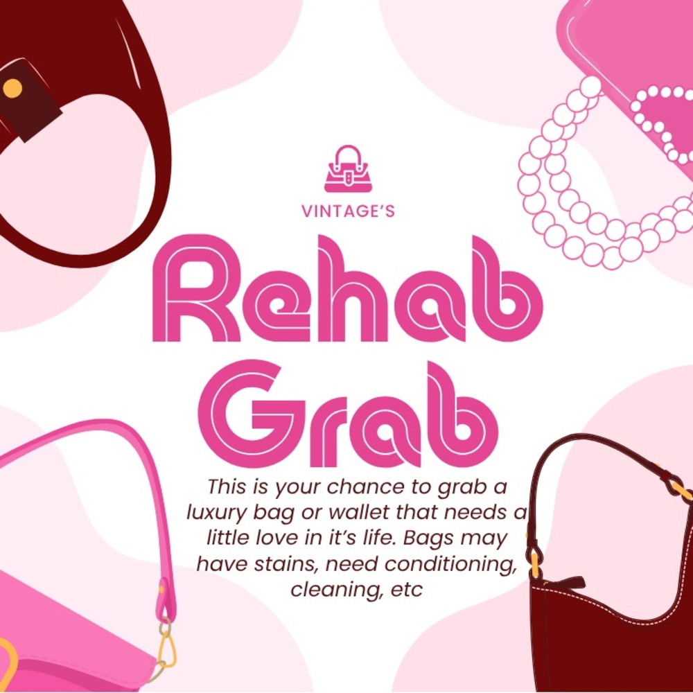 Rehab Grab! Luxury bags that may need a little love ❤️